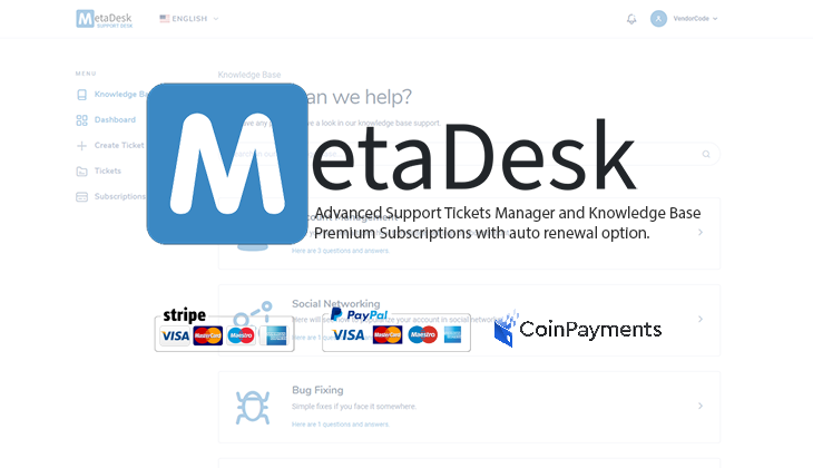 MetaDesk - Advanced Support Tickets System