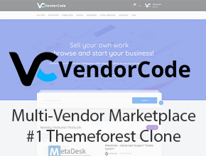 VendorCode Marketplace - #1 Themeforest Clone