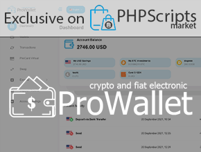 ProWallet - Fiat and CryptoCurrency Web Wallet